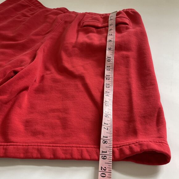 Vintage Nike Men Shorts XL Red Big Swoosh Gym‎ Drawstring Retro Y2K Streetwear - Picture 6 of 10